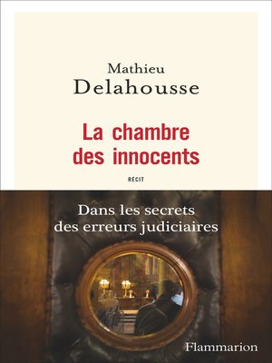 cover image of La chambre des innocents